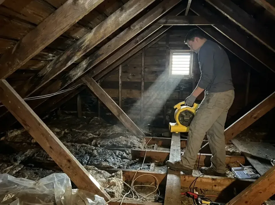 attic-water-damage-drying-proc-007 — frequently asked questions, Emergency Water Extraction & 24/7 Flood Response in Boonevi…